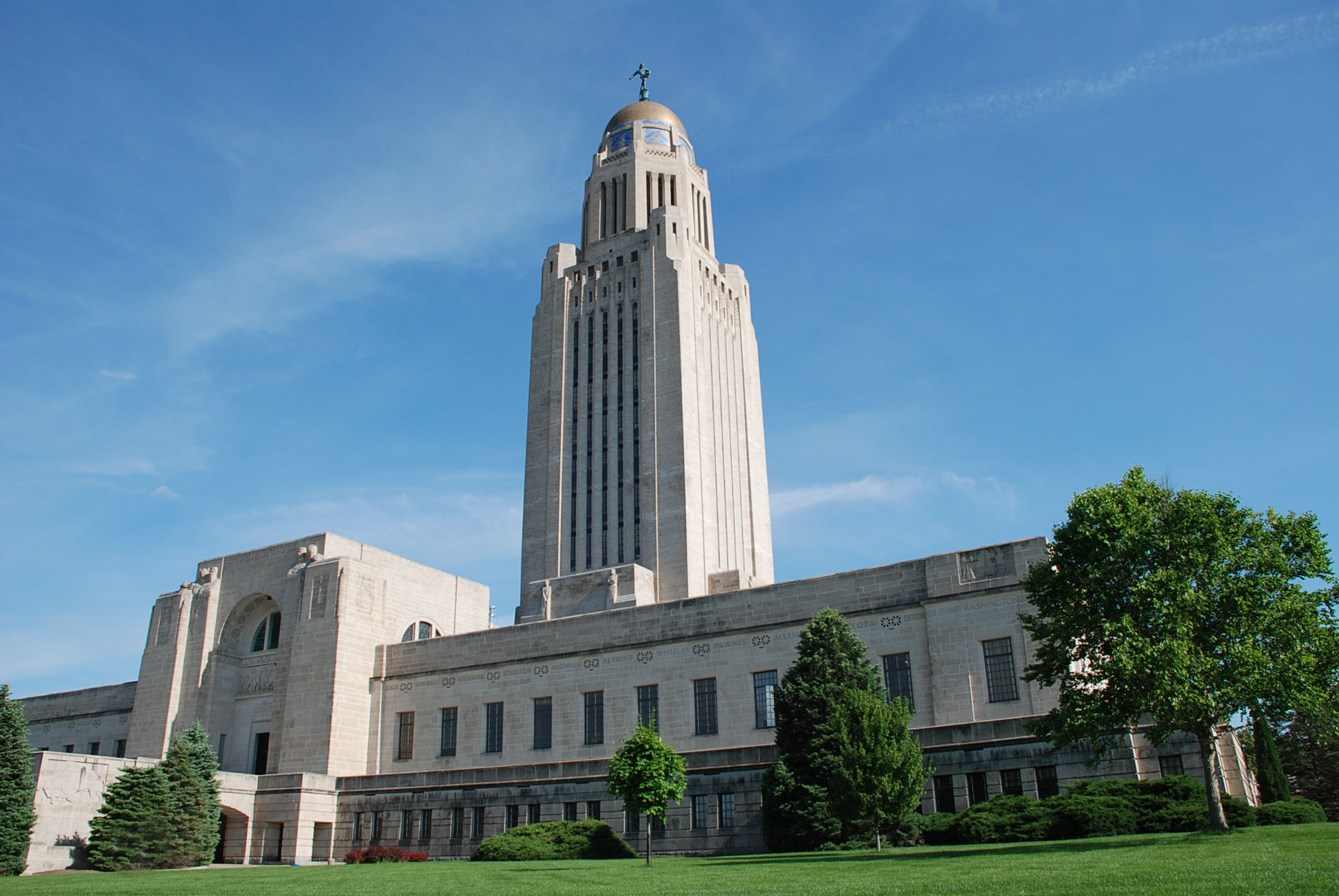 Nebraska-State-Capitol-exterior-view free Ofc of Capitol Commission Legislative overview of 2023 session